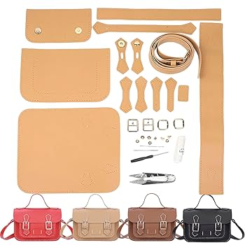 Amazon.co.jp: DIYハンドバッグ作成キット レザークラフト